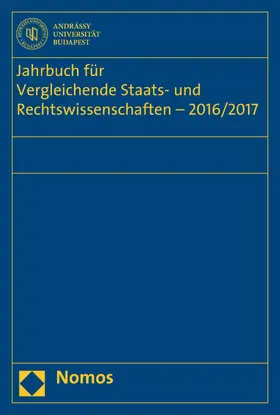 Schubel / Kirste / Müller-Graff |  Jahrbuch für Vergleichende Staats- und Rechtswissenschaften - 2016/2017 | eBook | Sack Fachmedien