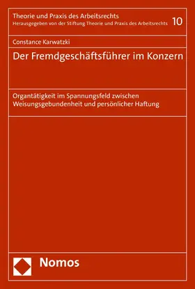 Karwatzki |  Der Fremdgeschäftsführer im Konzern | eBook | Sack Fachmedien