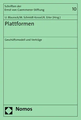 Blaurock / Schmidt-Kessel / Erler |  Plattformen | eBook | Sack Fachmedien