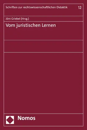 Griebel |  Vom juristischen Lernen | eBook | Sack Fachmedien