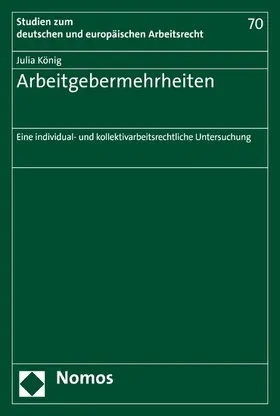 König | Arbeitgebermehrheiten | E-Book | sack.de