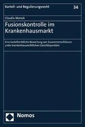 Mareck |  Fusionskontrolle im Krankenhausmarkt | eBook | Sack Fachmedien