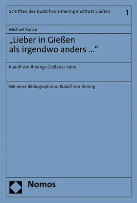 Kunze |  "Lieber in Gießen als irgendwo anders ..." | eBook | Sack Fachmedien