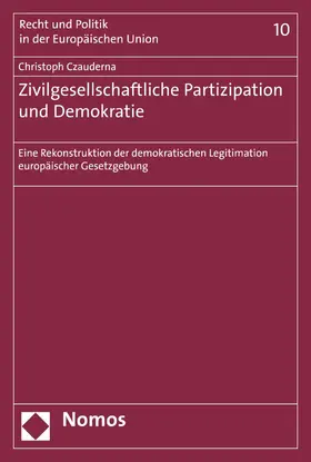 Czauderna |  Zivilgesellschaftliche Partizipation und Demokratie | eBook | Sack Fachmedien