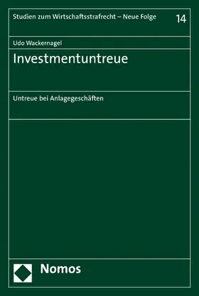 Wackernagel |  Investmentuntreue | eBook | Sack Fachmedien