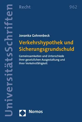 Gehrenbeck |  Verkehrshypothek und Sicherungsgrundschuld | eBook | Sack Fachmedien