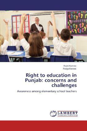 Kansra |  Right to education in Punjab: concerns and challenges | Buch |  Sack Fachmedien