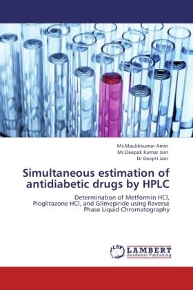 Amin / Jain |  Simultaneous estimation of antidiabetic drugs by HPLC | Buch |  Sack Fachmedien