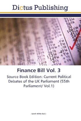 White |  Finance Bill Vol. 3 | Buch |  Sack Fachmedien
