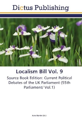 Martin |  Localism Bill Vol. 9 | Buch |  Sack Fachmedien