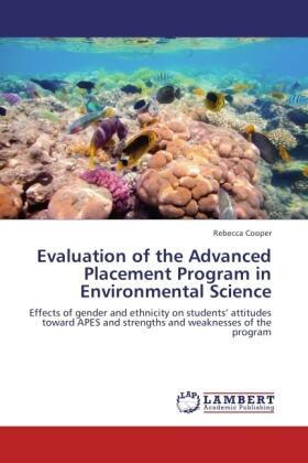 Cooper |  Evaluation of the Advanced Placement Program in Environmental Science | Buch |  Sack Fachmedien
