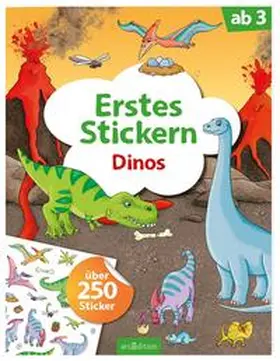  Erstes Stickern Dinos | Buch |  Sack Fachmedien