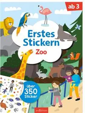  Erstes Stickern - Zoo | Buch |  Sack Fachmedien