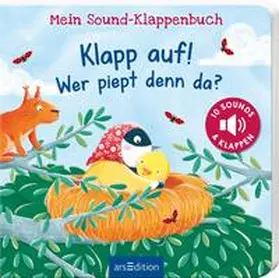 Volk |  Mein Sound-Klappenbuch: Klapp auf! Wer piept denn da? | Buch |  Sack Fachmedien