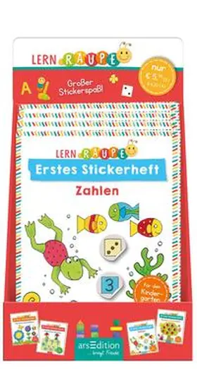 Display Lernraupe – Stickerhefte | Sonstiges | 978-3-8458-4201-1 | www2.sack.de