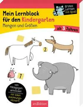 Lang |  Mein Lernblock für den Kindergarten – Mengen und Größen | Buch |  Sack Fachmedien