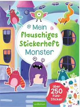  Mein flauschiges Stickerheft - Monster | Buch |  Sack Fachmedien