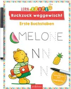 Wiesner |  Lernraupe - Ruckzuck weggewischt! Erste Buchstaben | Buch |  Sack Fachmedien