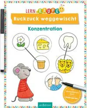 Wiesner |  Lernraupe - Ruckzuck weggewischt! Konzentration | Buch |  Sack Fachmedien