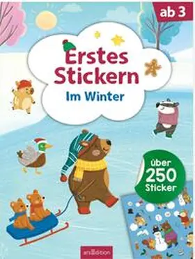  Erstes Stickern - Im Winter | Buch |  Sack Fachmedien