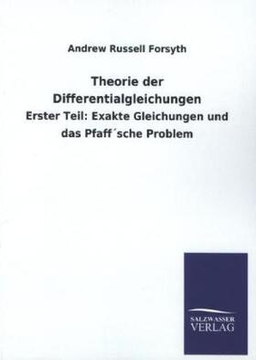 Forsyth |  Theorie der Differentialgleichungen | Buch |  Sack Fachmedien