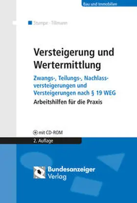 Stumpe / Dr. Dipl.-Ing. Tillmann |  Versteigerung und Wertermittlung | Buch |  Sack Fachmedien