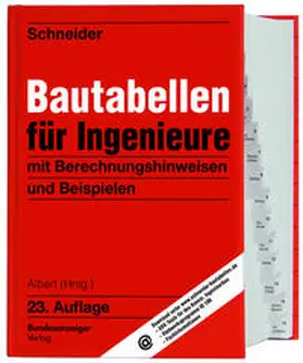 Schneider / Albert | Schneider - Bautabellen für Ingenieure | Buch | 978-3-8462-0880-9 | sack.de