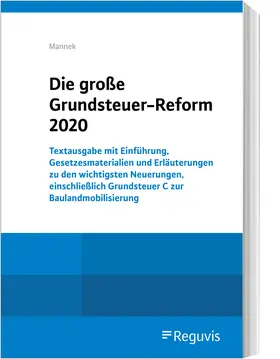 Mannek | Die große Grundsteuer-Reform 2020 | Buch | 978-3-8462-1148-9 | sack.de