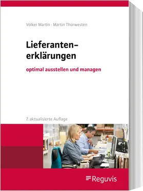 Martin / Thorwesten |  Lieferantenerklärungen | Buch |  Sack Fachmedien