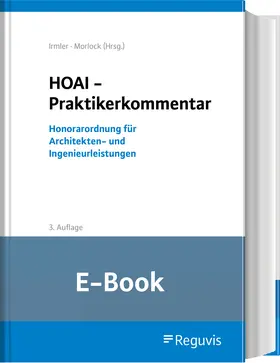 Irmler / Morlock |  HOAI - Praktikerkommentar (E-Book) | eBook | Sack Fachmedien