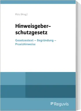 Pütz |  Hinweisgeberschutzgesetz | Buch |  Sack Fachmedien