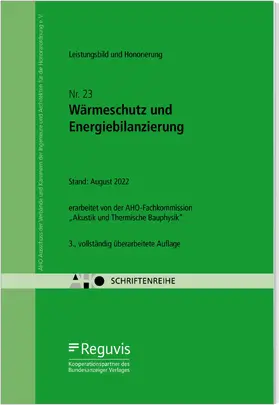  Wärmeschutz und Energiebilanzierung - Leistungsbild und Honorierung | Buch |  Sack Fachmedien