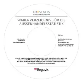 Statistisches Bundesamt / Reguvis Fachmedien |  Warenverzeichnis für die Außenhandelsstatistik - Ausgabe 2024 | Sonstiges |  Sack Fachmedien