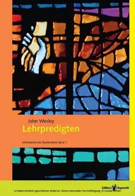 Wesley / Marquardt | Lehrpredigten | E-Book | www2.sack.de