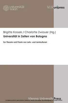 Kossek / Zwiauer |  Universität in Zeiten von Bologna | eBook | Sack Fachmedien