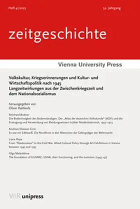 Rathkolb |  Volkskultur, Kriegserinnerungen und Kultur- und Wirtschaftspolitik nach 1945 | Buch |  Sack Fachmedien