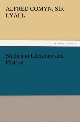 Lyall |  Studies in Literature and History | Buch |  Sack Fachmedien