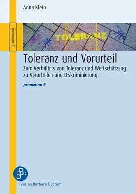 Klein |  Toleranz und Vorurteil | Buch |  Sack Fachmedien