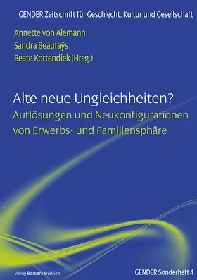 von Alemann / Kortendiek |  Alte neue Ungleichheiten? | Buch |  Sack Fachmedien