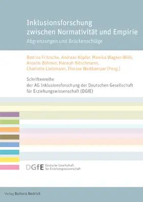 Fritzsche / Köpfer / Wagner-Willi |  Inklusionsforschung zwischen Normativität und Empirie | eBook | Sack Fachmedien