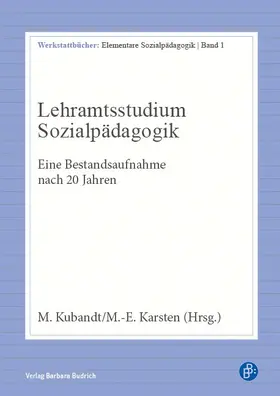 Karsten / Kubandt |  Lehramtsstudium Sozialpädagogik | Buch |  Sack Fachmedien