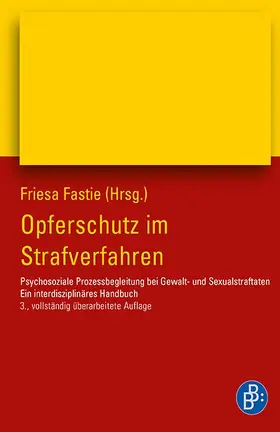 Fastie |  Opferschutz im Strafverfahren | Buch |  Sack Fachmedien