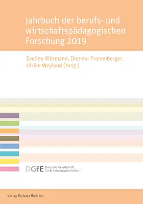 Wittmann / Frommberger |  Jahrbuch der berufs- und wirtschaftspädagogischen Forschung 2019 | Buch |  Sack Fachmedien