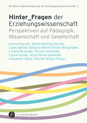 Korneli / Wiese / Bartels |  Hinter_Fragen der Erziehungswissenschaft | Buch |  Sack Fachmedien