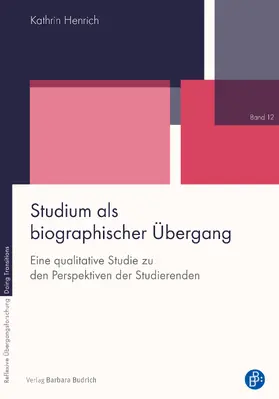 Henrich |  Studium als biographischer Übergang | Buch |  Sack Fachmedien