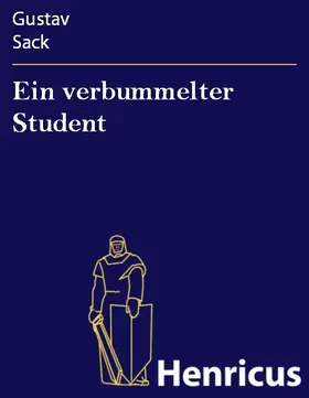 Sack |  Ein verbummelter Student | eBook | Sack Fachmedien