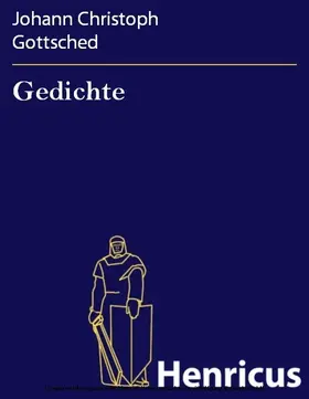 Gottsched |  Gedichte | eBook | Sack Fachmedien