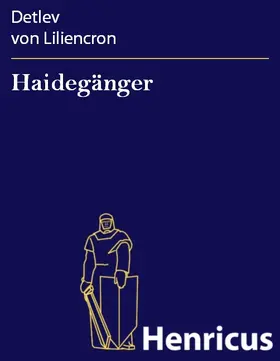 Liliencron |  Haidegänger | eBook | Sack Fachmedien