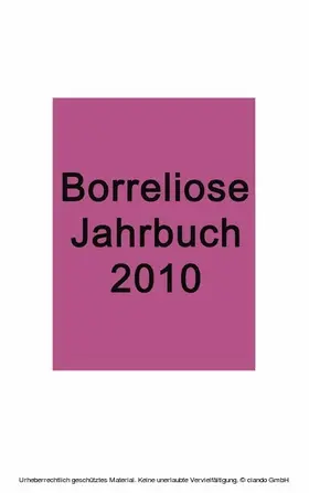 Fischer / Siegmund |  Borreliose Jahrbuch 2010 | eBook | Sack Fachmedien