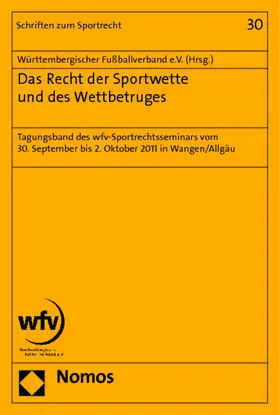  Das Recht der Sportwette und des Wettbetruges | Buch |  Sack Fachmedien